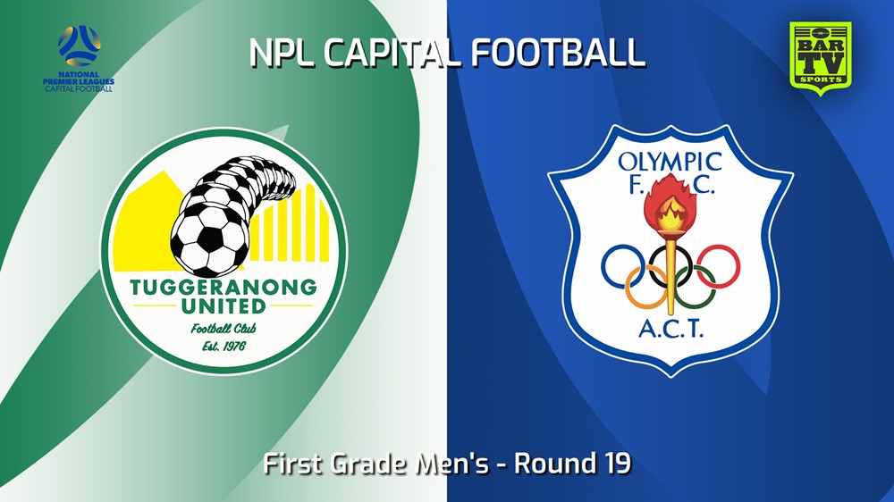 240818-video-Capital NPL Round 19 - Tuggeranong United v Canberra Olympic FC Slate Image