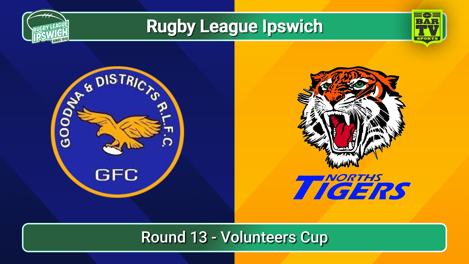250809-video-Rugby League Ipswich Round 13 - Volunteers Cup - Goodna v Norths Tigers Slate Image