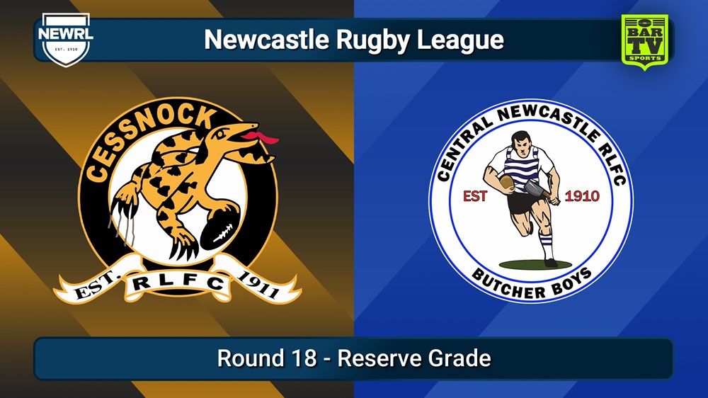 250823-video-Newcastle RL Round 18 - Reserve Grade - Cessnock Goannas v Central Newcastle Slate Image