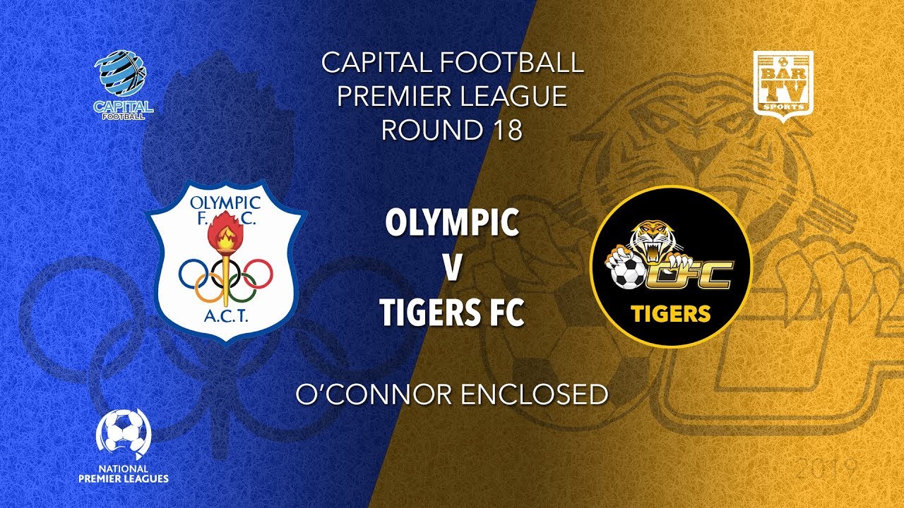 NPL Youth - Capital Round 18 - Canberra Olympic SC U20 v Tigers FC U20 Slate Image