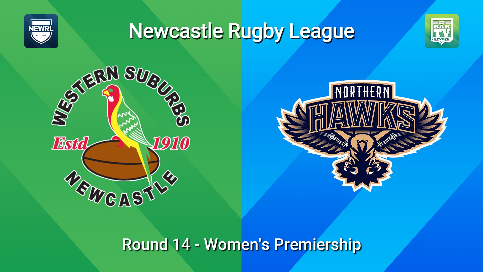 260808-video-Newcastle RL Round 14 - Women's Premiership - Western Suburbs Rosellas v Northern Hawks Minigame Slate Image