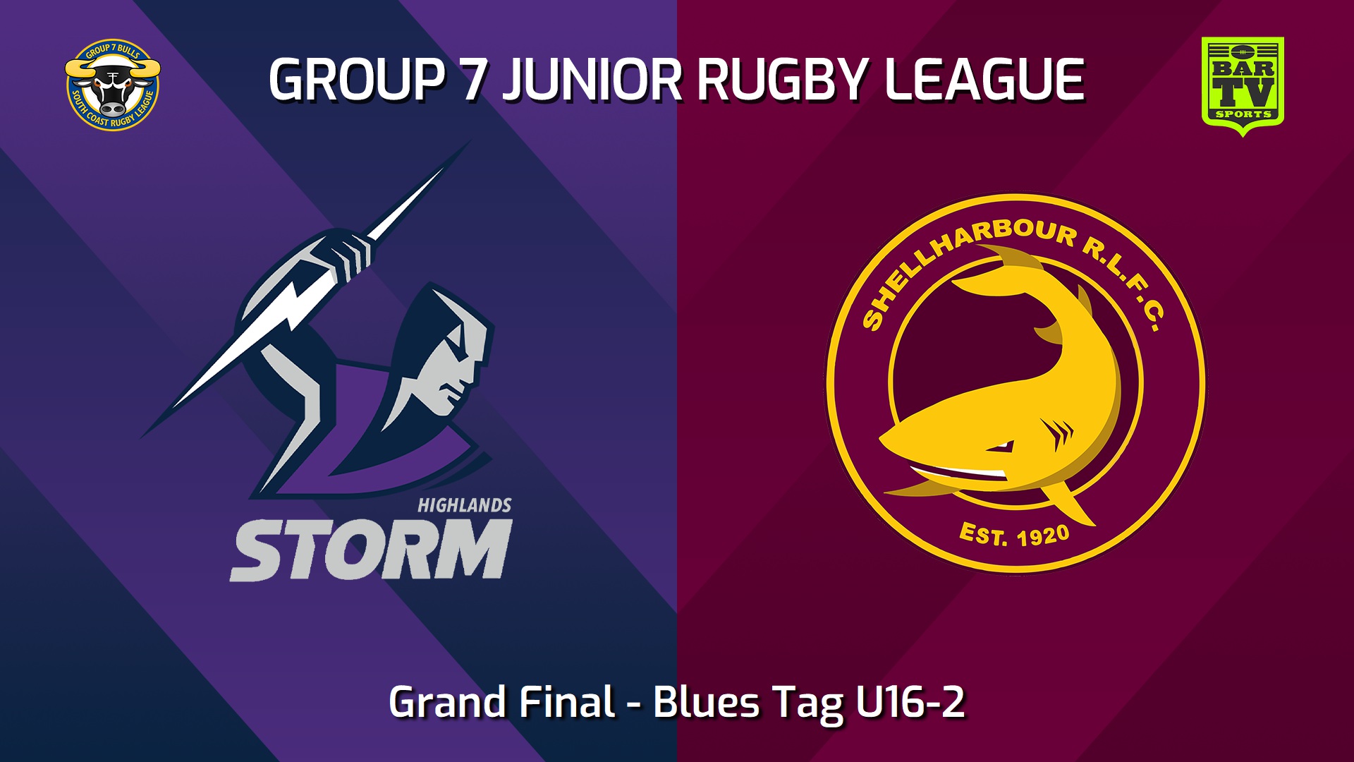 250823-video-South Coast Juniors Grand Final - Blues Tag U16-2 - Southern Highlands Storm v Shellharbour Sharks Slate Image