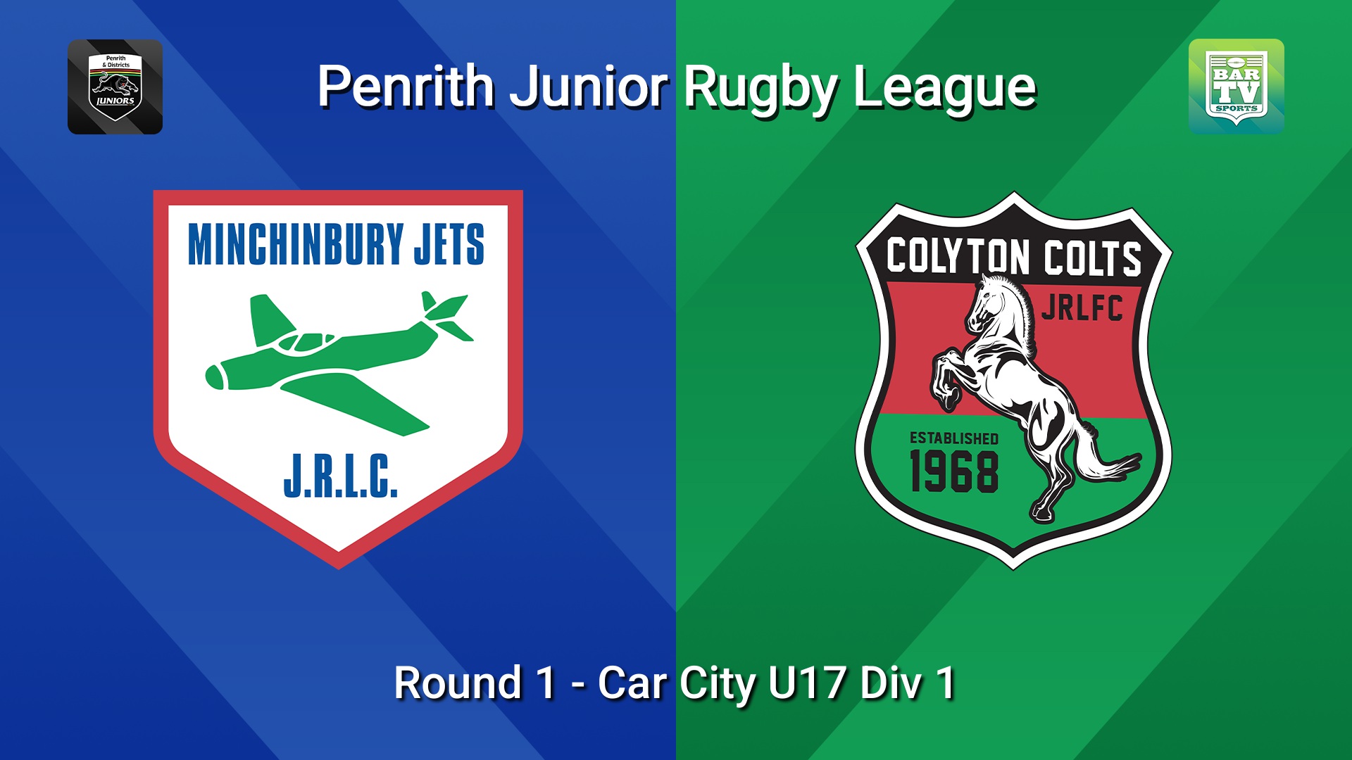 260418-video-Penrith & District Junior Rugby League Round 1 - Car City U17 Div 1 - Minchinbury v Colyton Slate Image