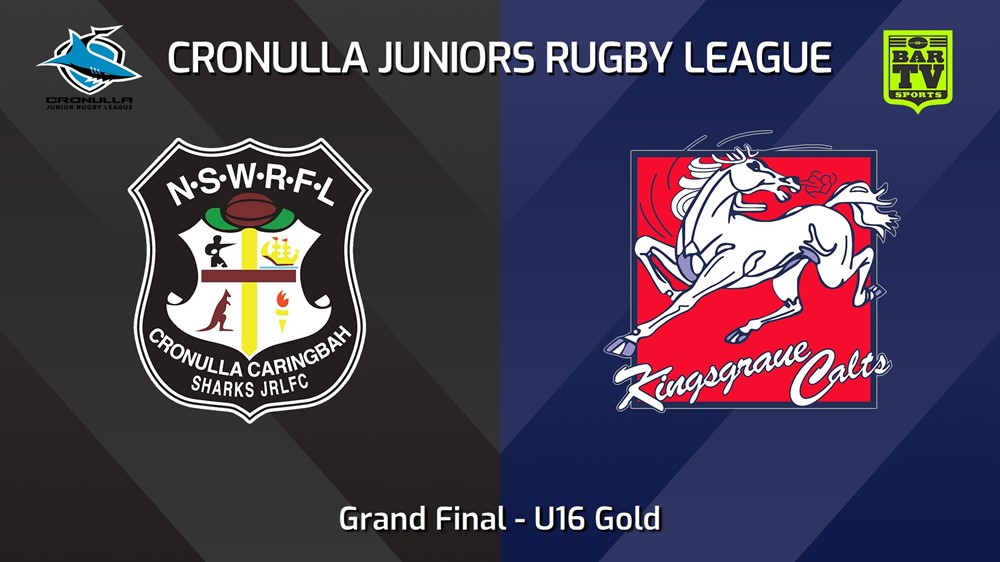 250831-video-Cronulla Juniors Grand Final - U16 Gold - Cronulla Caringbah v Kingsgrove Colts Slate Image