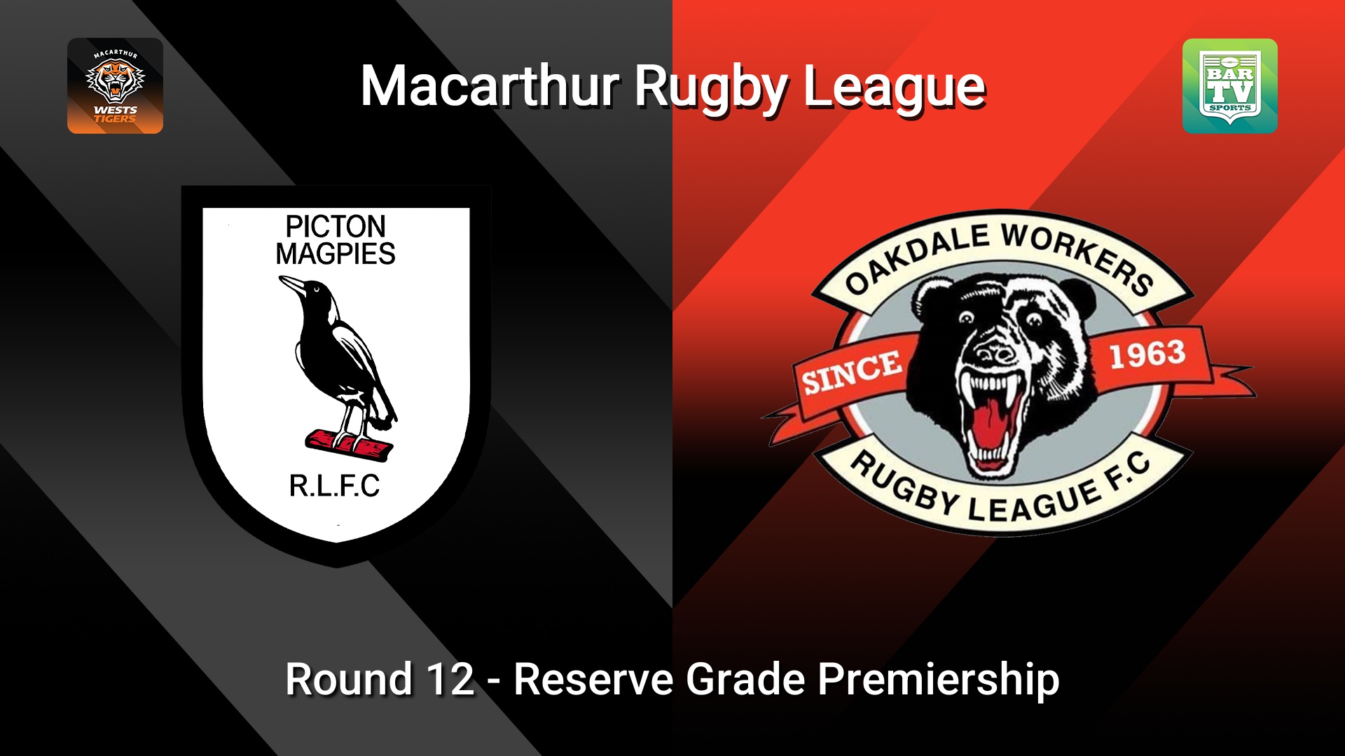 260719-video-Macarthur RL Round 12 - Reserve Grade Premiership - Picton Magpies v Oakdale Workers Bears Slate Image