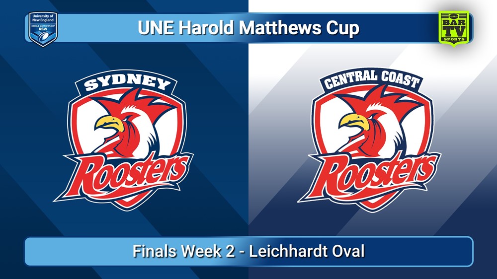 250419-video-UNE Harold Matthews Cup Finals Week 2 - Sydney Roosters v Central Coast Roosters Slate Image