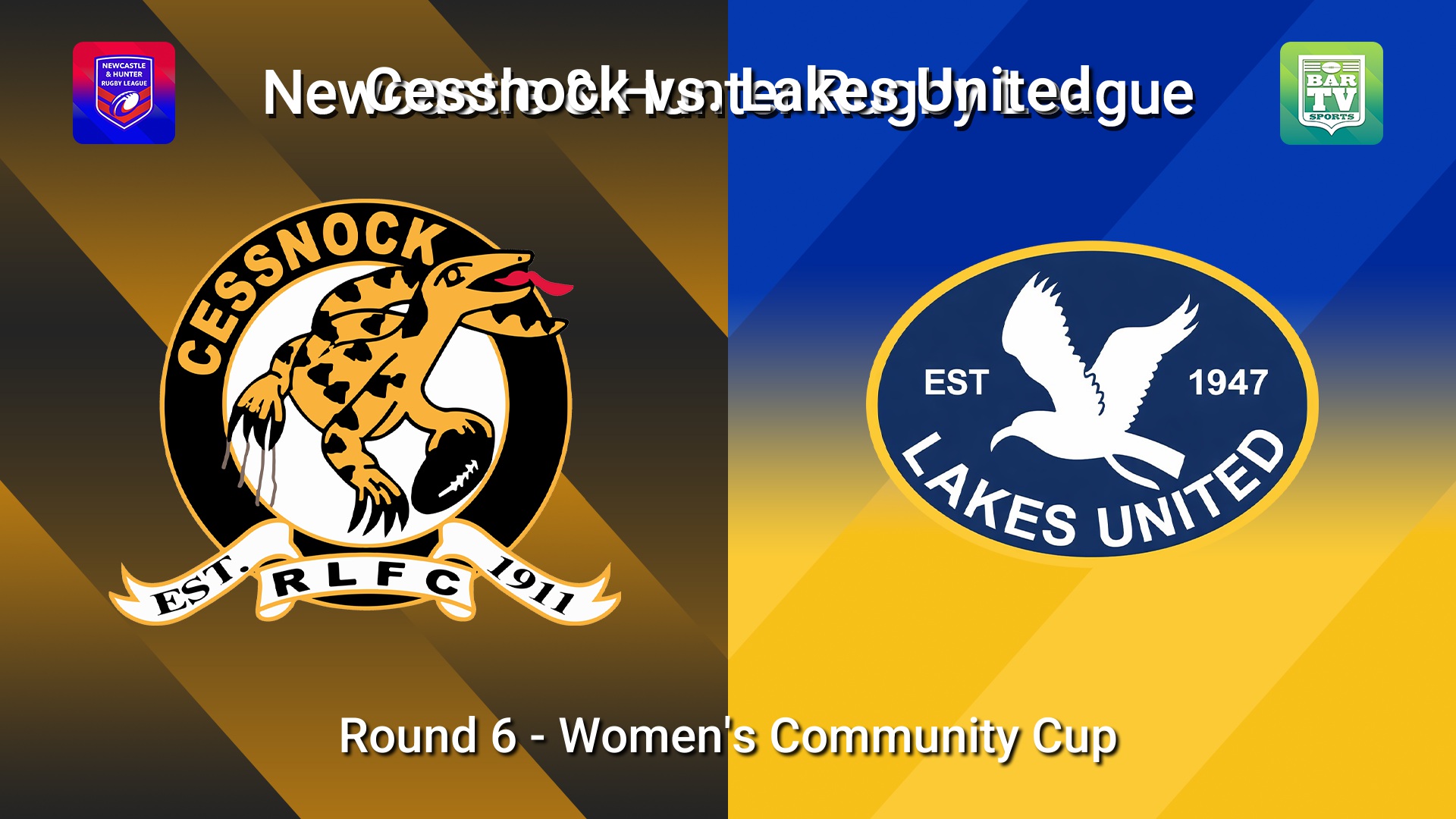 260530-video-NHRL Round 6 - Women's Community Cup - Cessnock Goannas v Lakes United Seagulls Slate Image