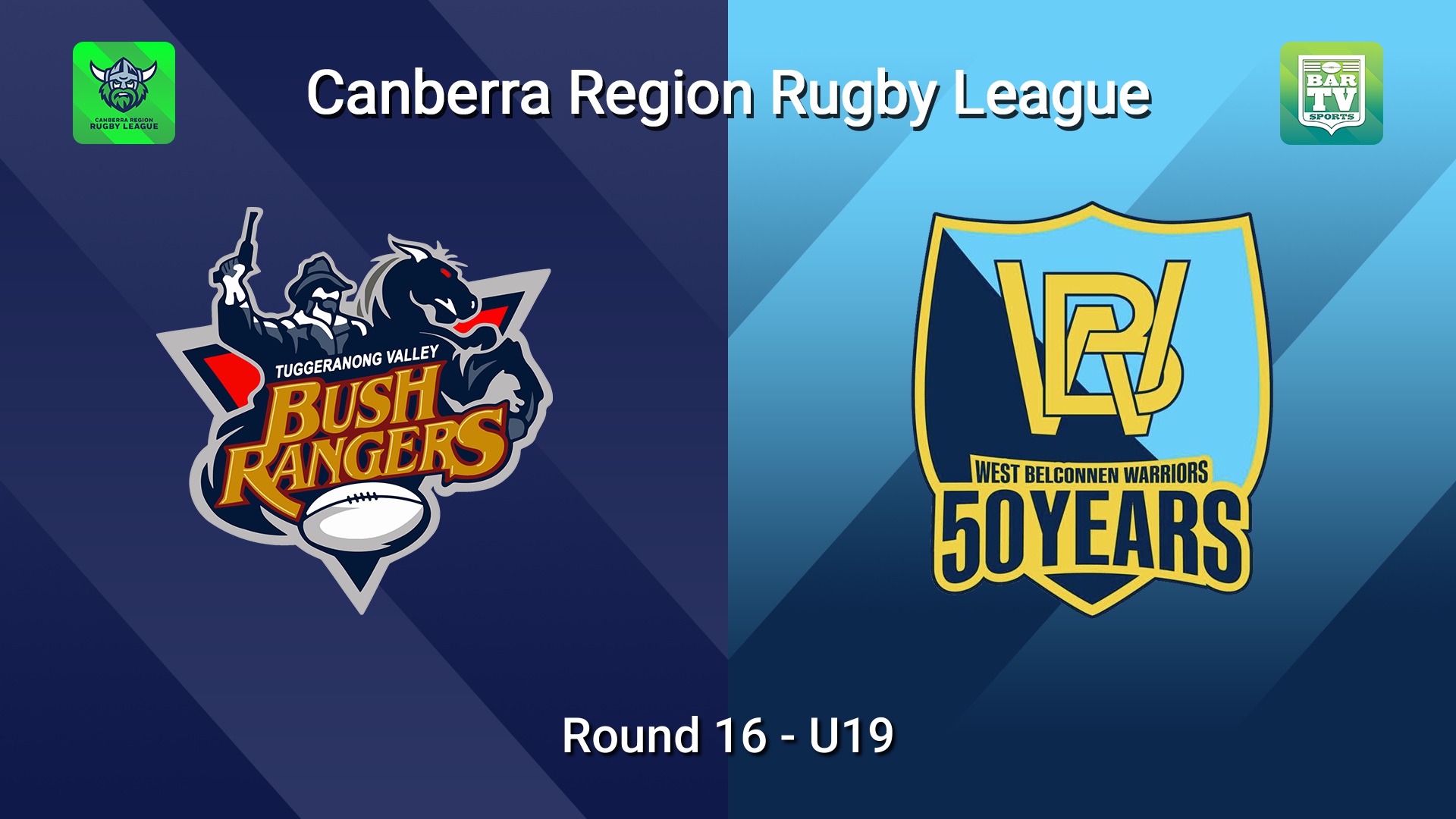 260808-video-Canberra Round 16 - U19 - Tuggeranong Bushrangers v West Belconnen Warriors Minigame Slate Image