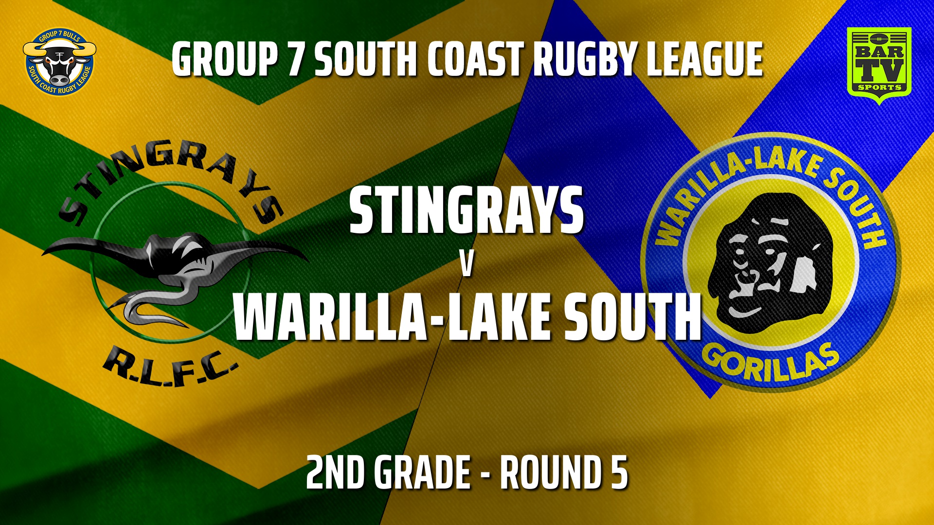 210516-Group 7 RL Round 5 - 2nd Grade - Stingrays of Shellharbour v Warilla-Lake South Slate Image