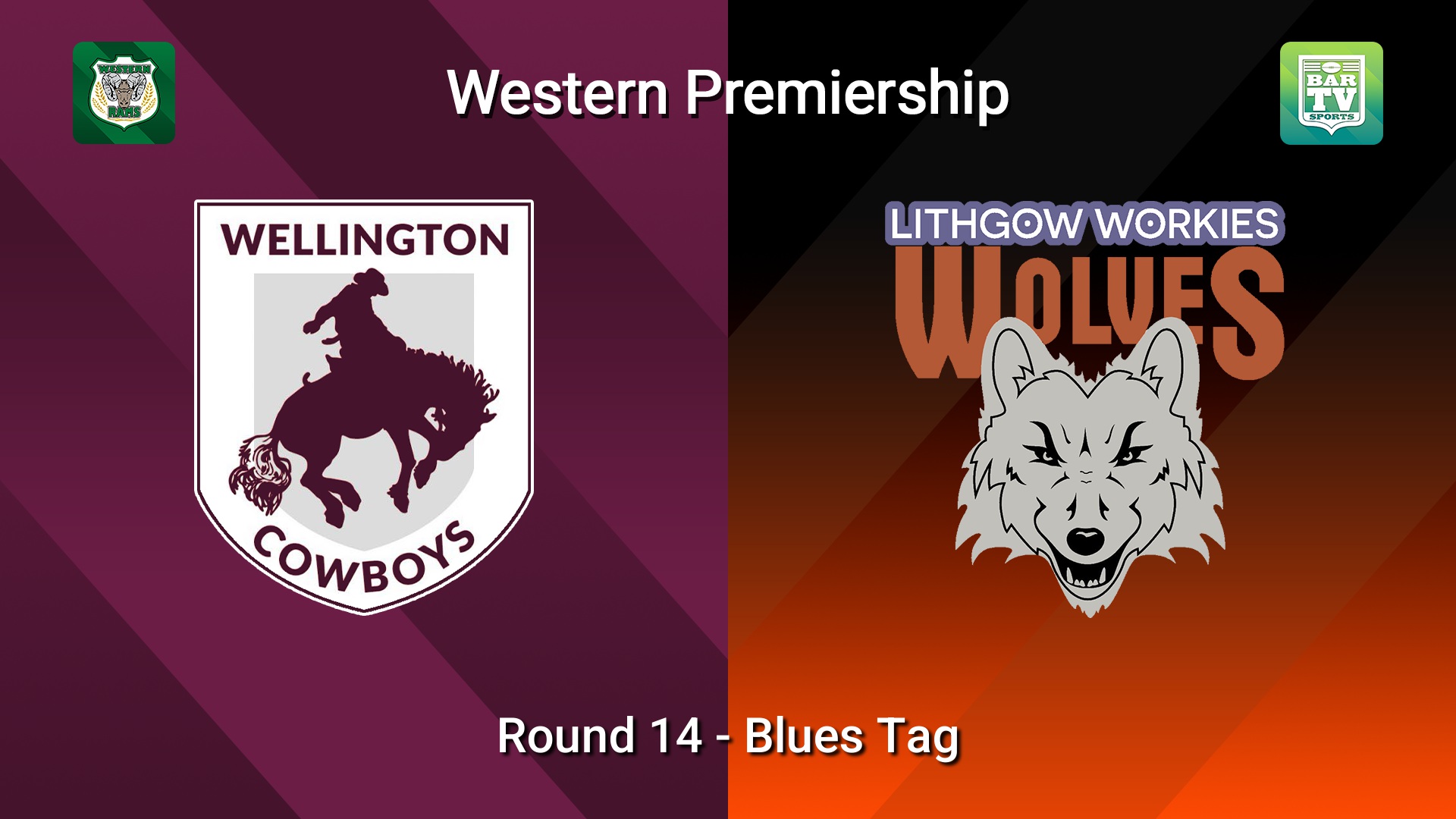 260802-video-Western Premiership Round 14 - Blues Tag - Wellington Cowboys v Lithgow Workies Wolves Slate Image