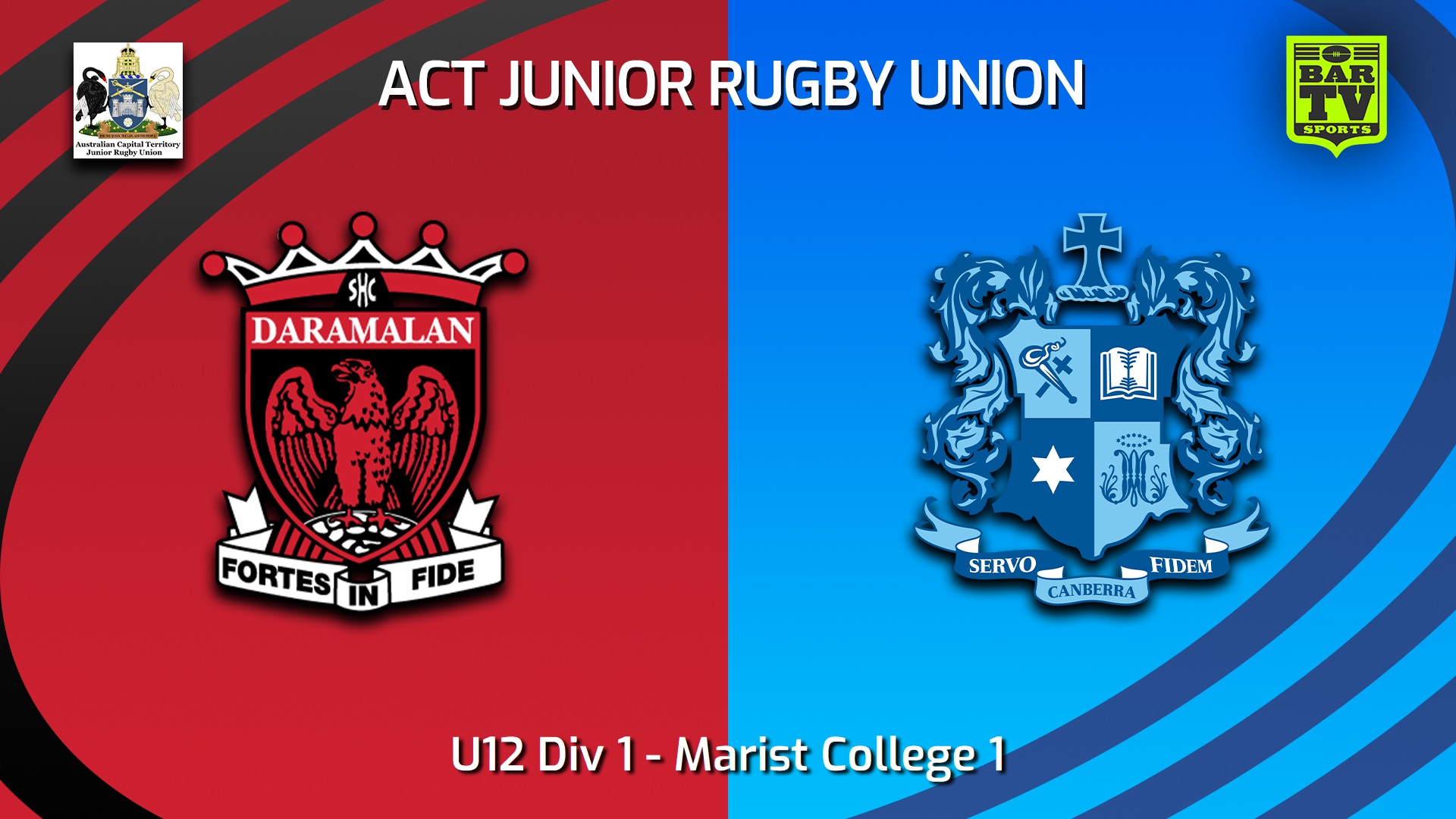 250802-video-ACT Junior Rugby Union U12 Div 1 - Daramalan College v Marist College Canberra Slate Image