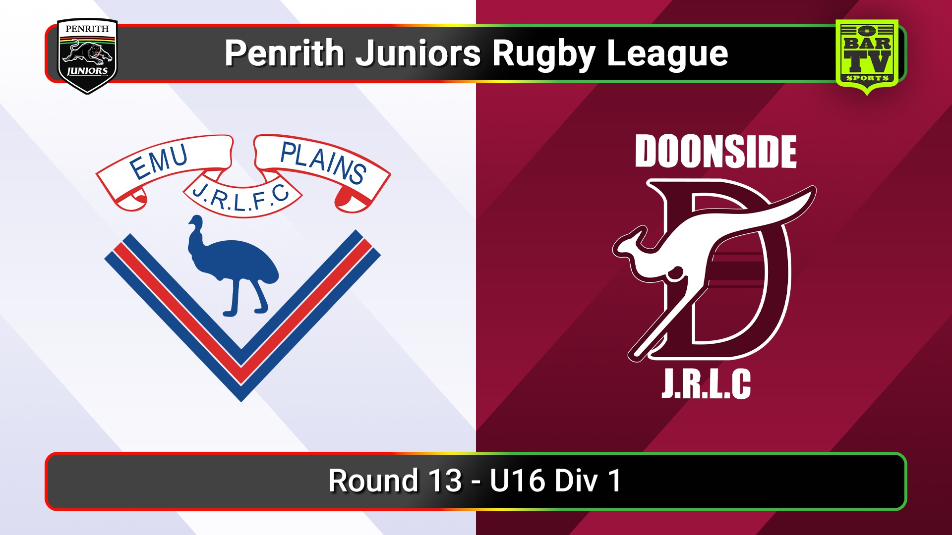 250726-video-Penrith & District Junior Rugby League Round 13 - U16 Div 1 - Emu Plains v Doonside Slate Image