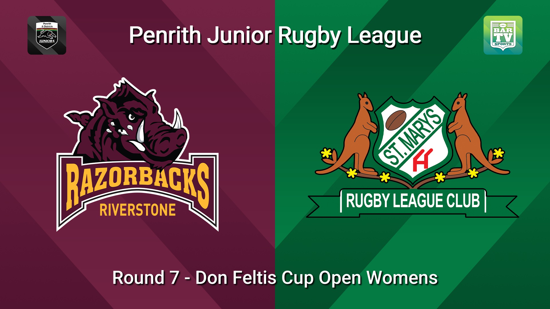 260530-video-Penrith & District Junior Rugby League Round 7 - Don Feltis Cup Open Womens - Riverstone v St Marys Slate Image