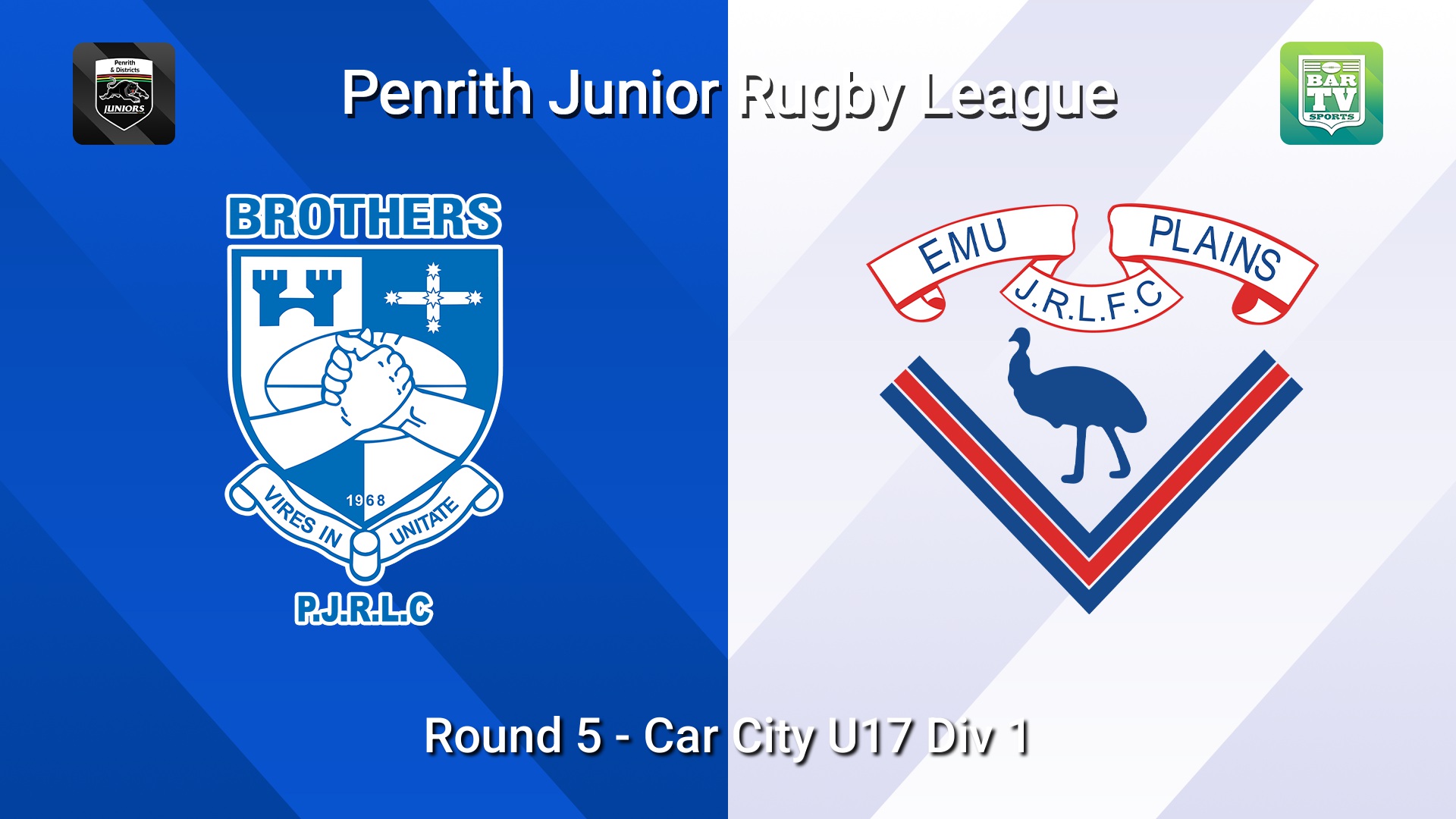 260523-video-Penrith & District Junior Rugby League Round 5 - Car City U17 Div 1 - Brothers v Emu Plains Minigame Slate Image