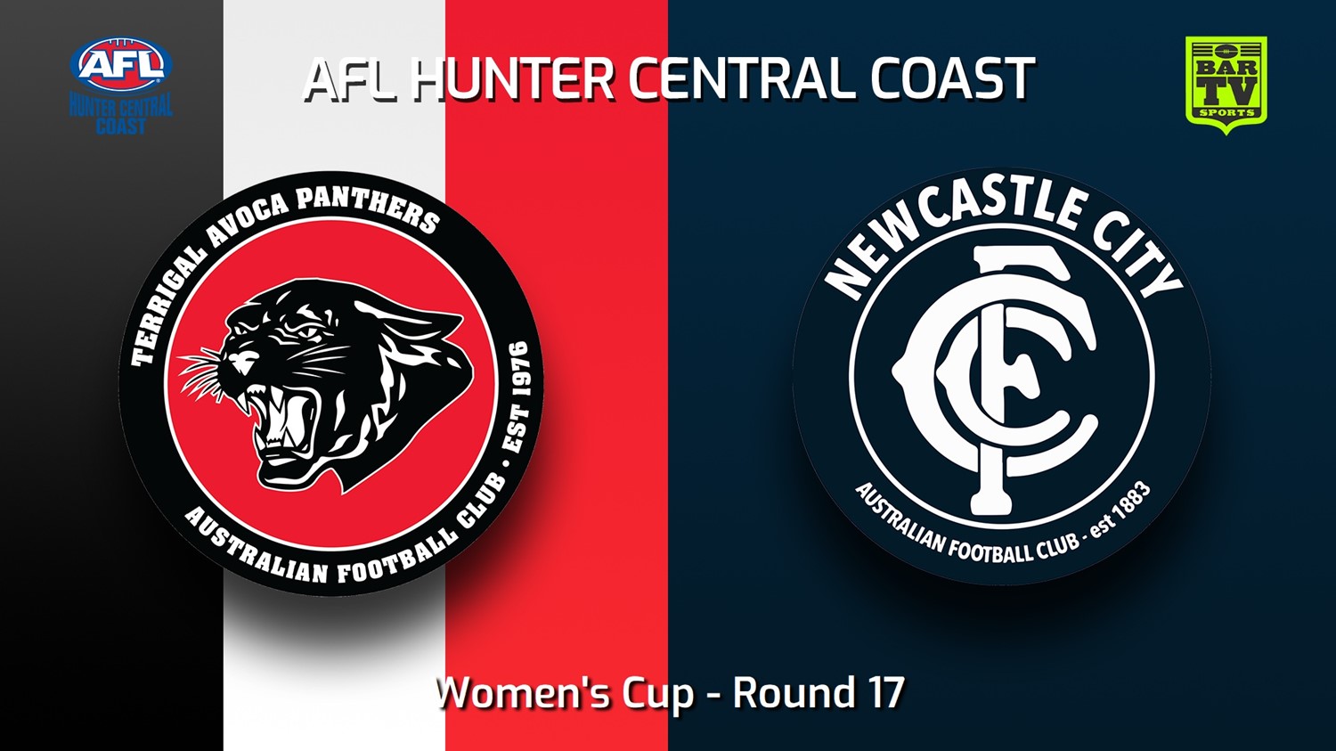 250823-video-AFL Hunter Central Coast Round 17 - Women's Cup - Terrigal Avoca Panthers v Newcastle City Slate Image