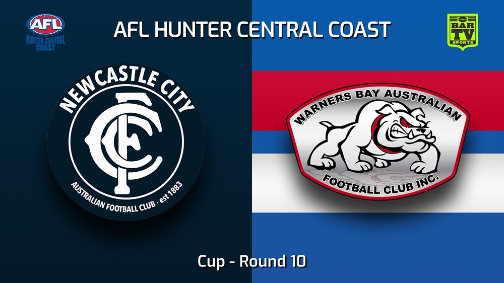 250628-video-AFL Hunter Central Coast Round 10 - Cup - Newcastle City  v Warners Bay Bulldogs Slate Image