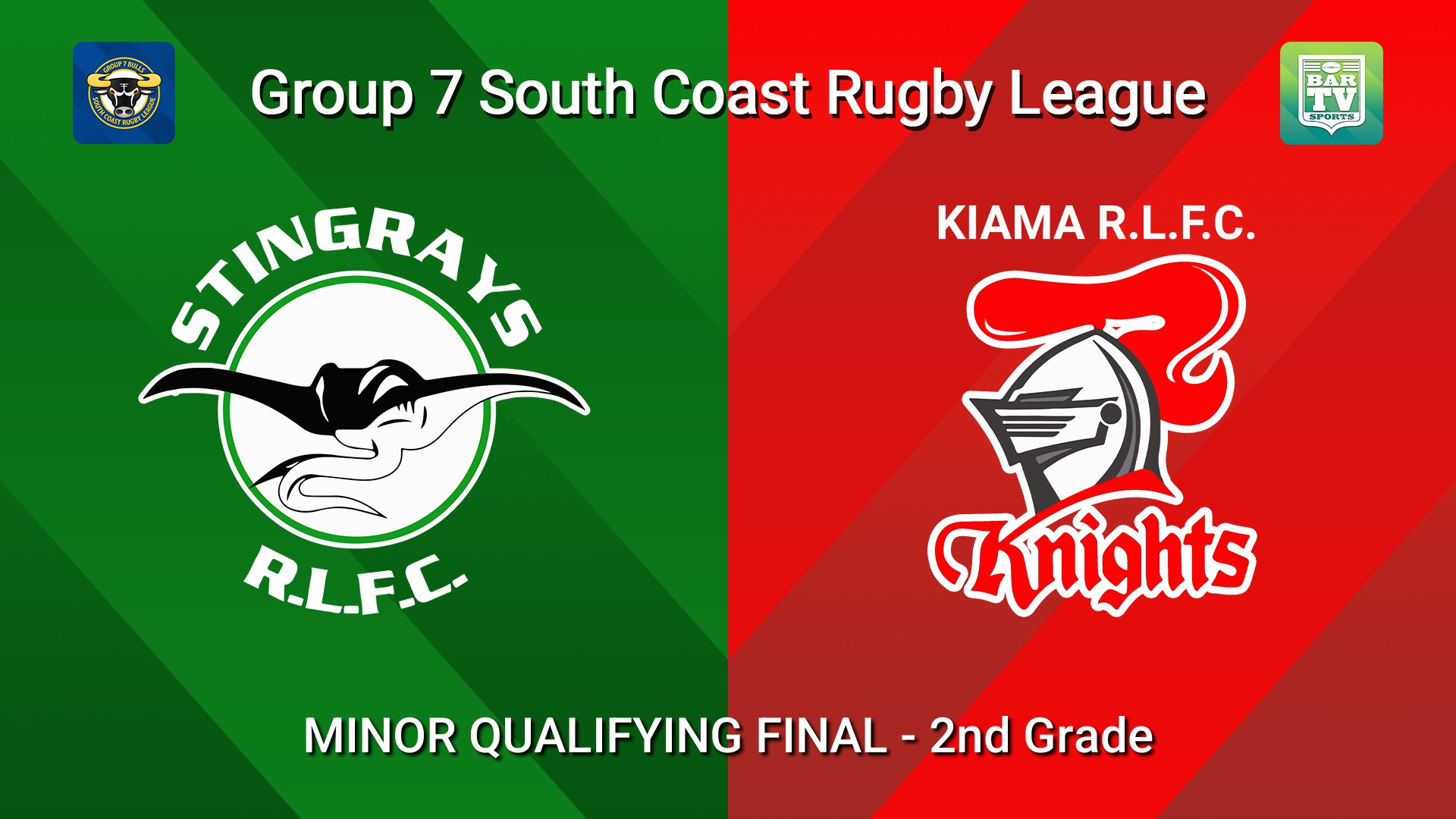260906-video-South Coast MINOR QUALIFYING FINAL  - 2nd Grade - Stingrays of Shellharbour v Kiama Knights Slate Image