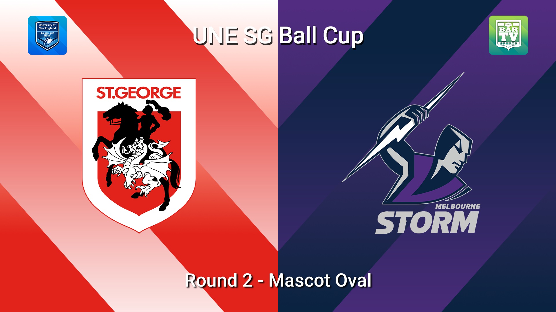 260214-video-UNE SG Ball Cup Round 2 - St George Dragons v Melbourne Storm Slate Image