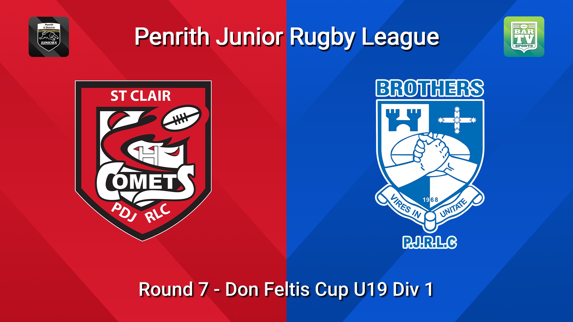 260530-video-Penrith & District Junior Rugby League Round 7 - Don Feltis Cup U19 Div 1 - St Clair v Brothers Slate Image