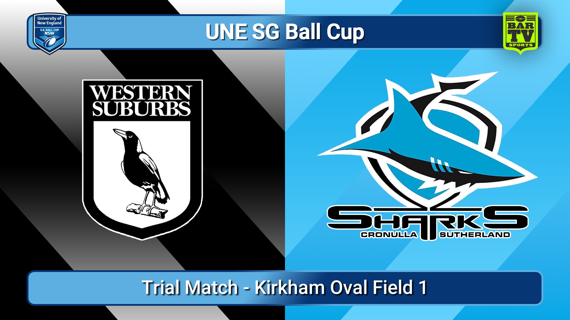 260117-video-UNE SG Ball Cup Trial Match - Western Suburbs Magpies v Cronulla-Sutherland Sharks Slate Image
