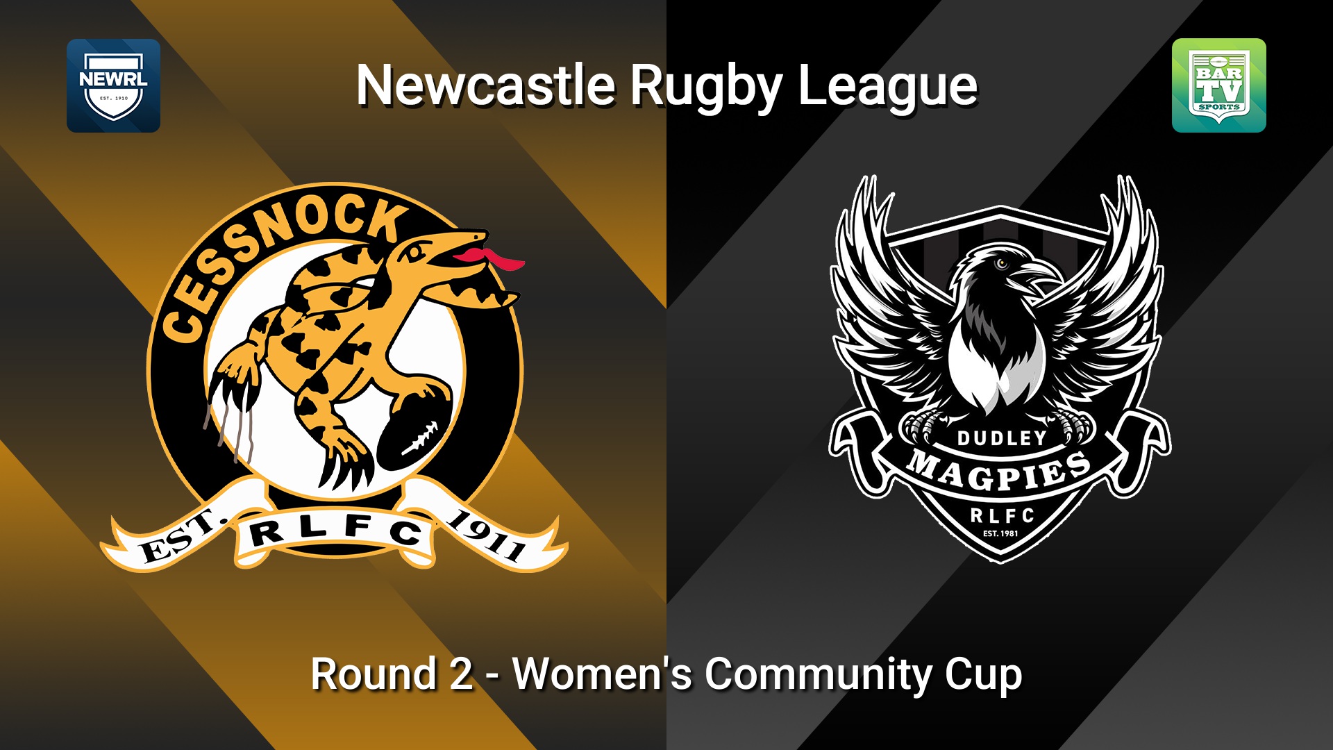 260418-video-Newcastle RL Round 2 - Women's Community Cup - Cessnock Goannas v Dudley Magpies Slate Image