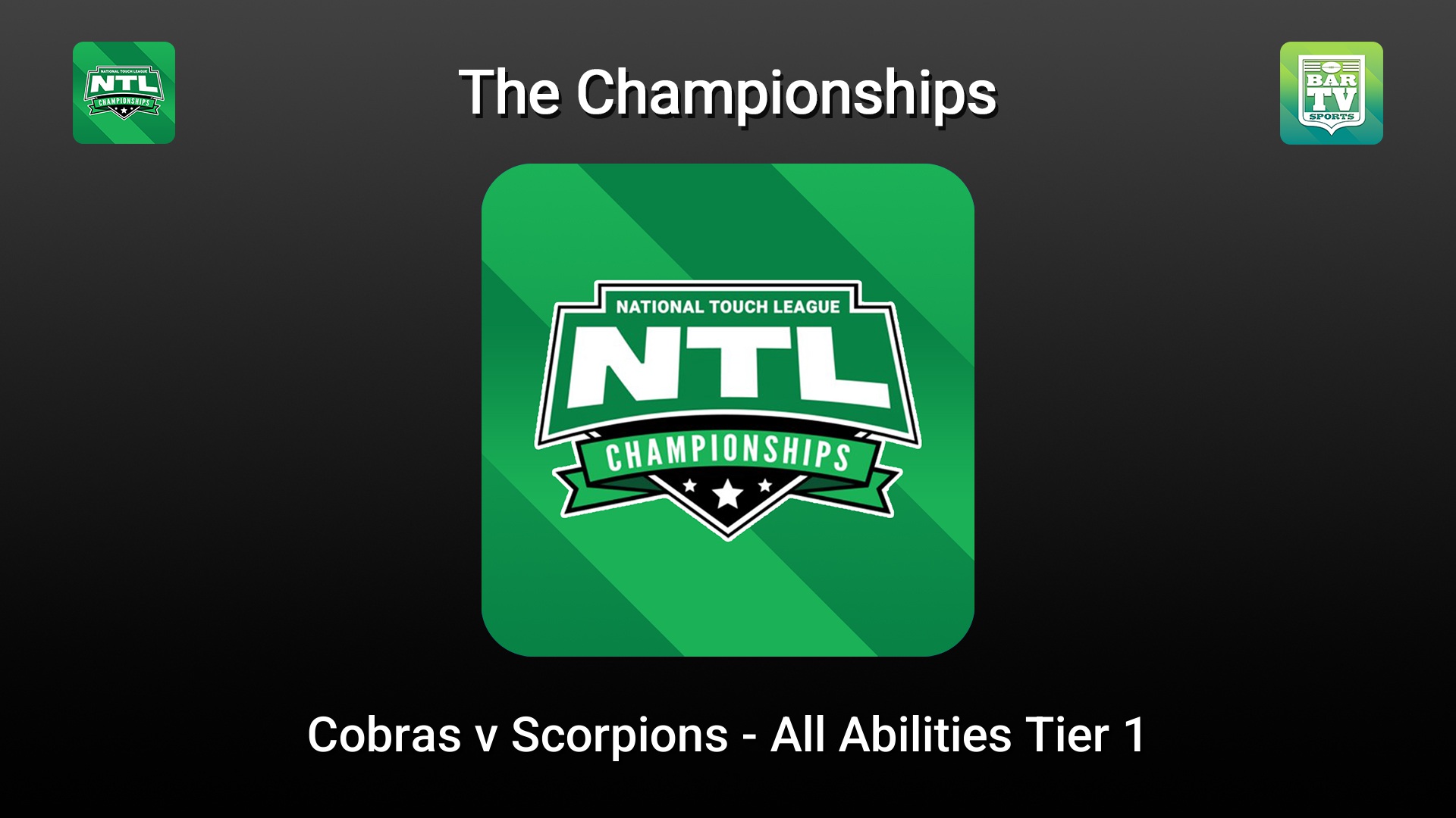 260306-video-The Championships (NTL) Grand Final - All Abilities Tier 1 - Brisbane Cobras v Sydney Scorpions Slate Image