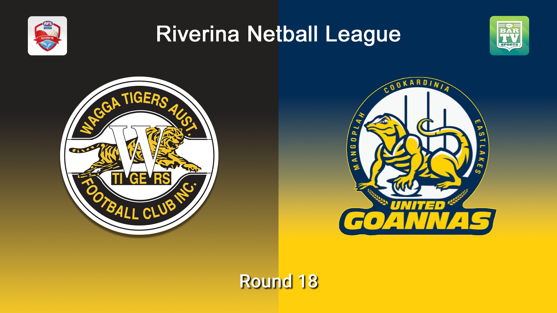 260815-video-Riverina Netball League Round 18 - A Grade - Wagga Tigers v MCUE Goannas Slate Image