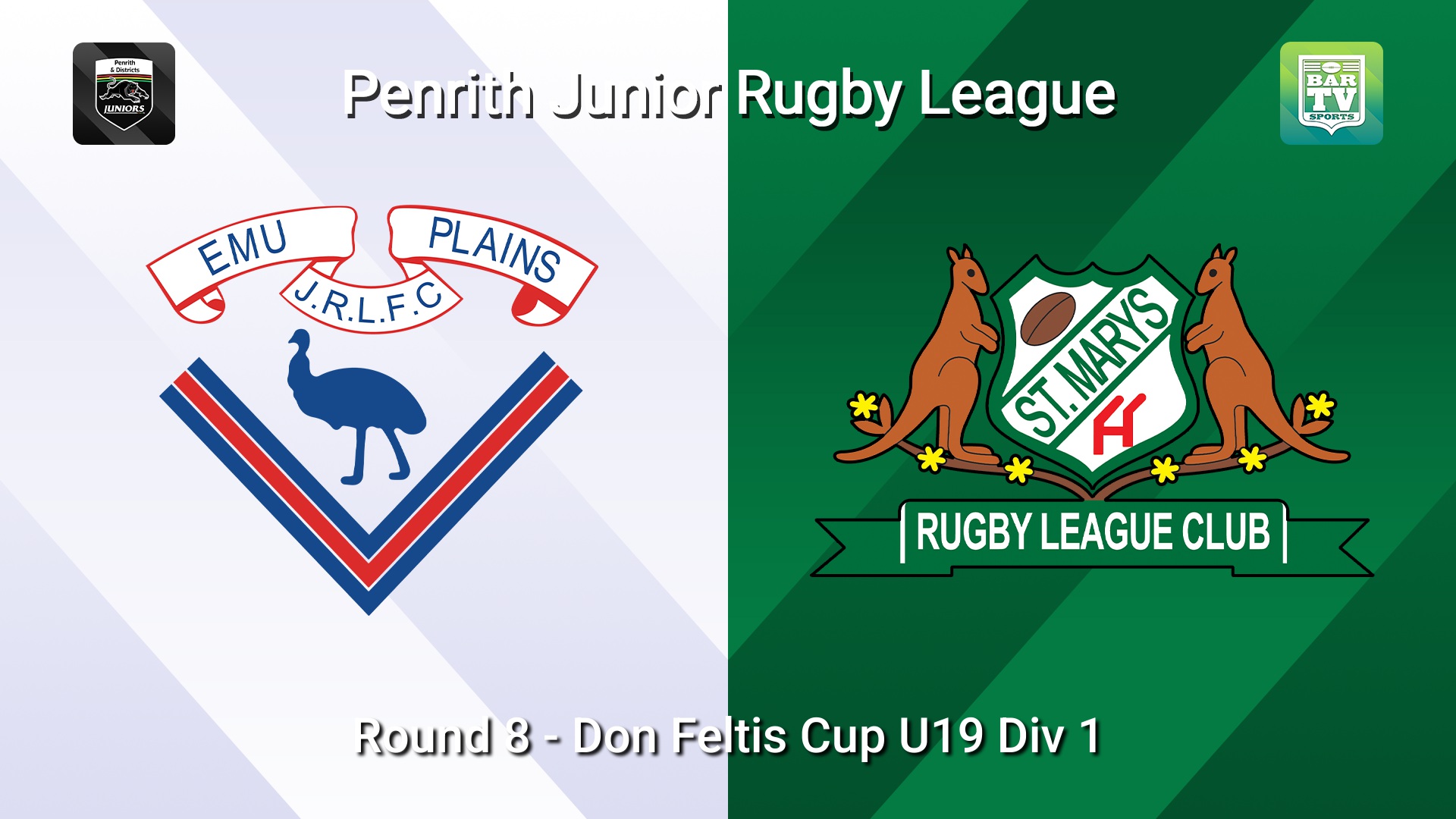 260614-video-Penrith & District Junior Rugby League Round 8 - Don Feltis Cup U19 Div 1 - Emu Plains v St Marys Slate Image