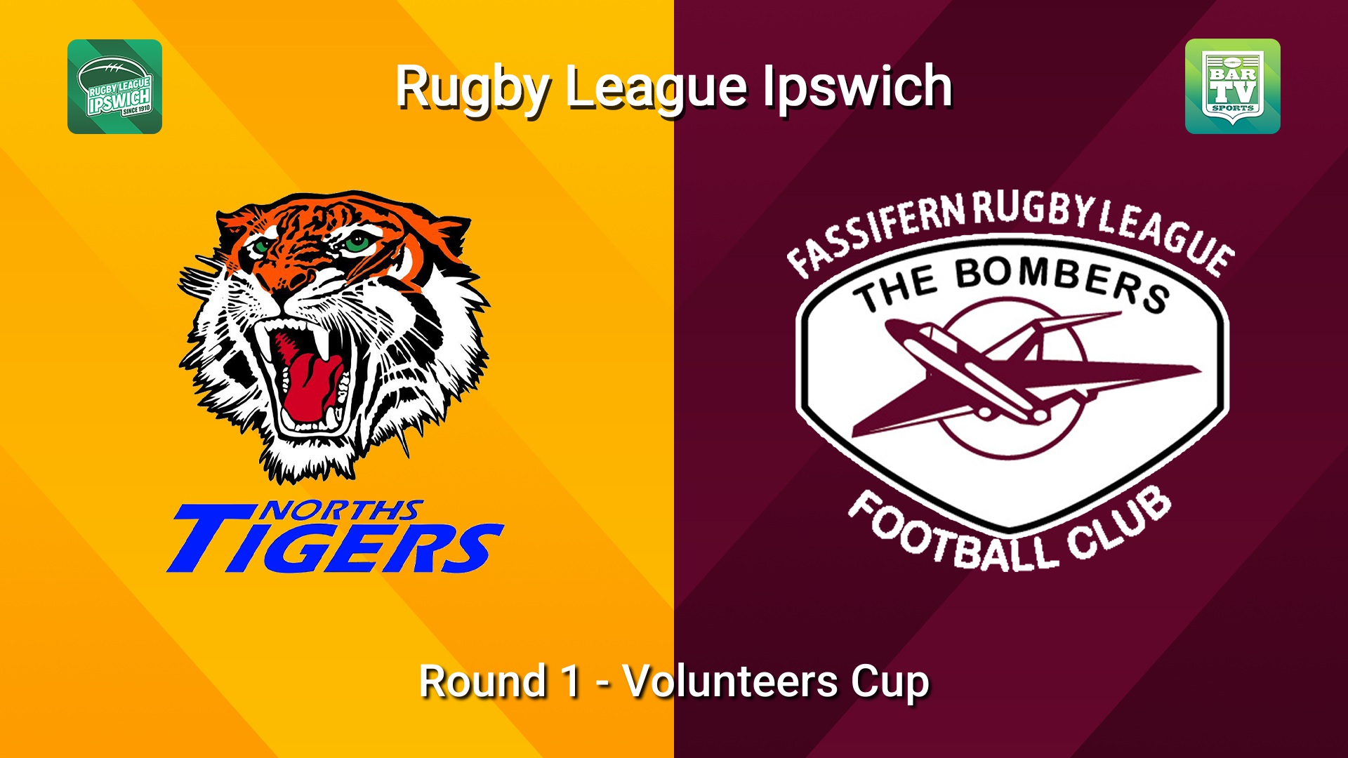260321-video-Rugby League Ipswich Round 1 - Volunteers Cup - Norths Tigers v Fassifern Bombers Slate Image