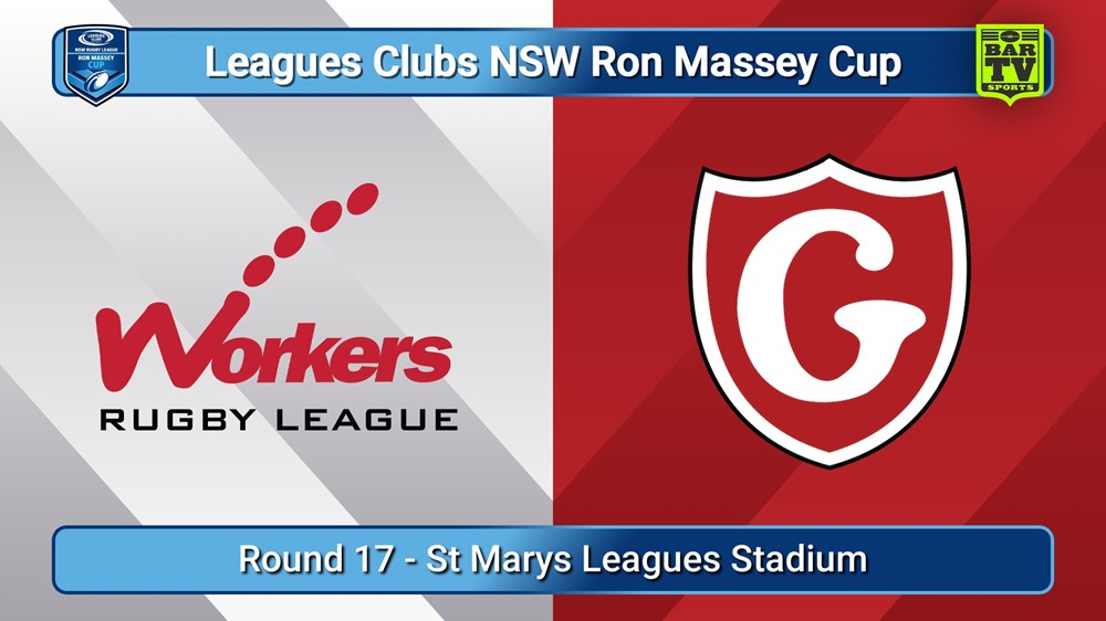 250726-video-Ron Massey Cup Round 17 - Blacktown Workers v Glebe Dirty Reds Slate Image