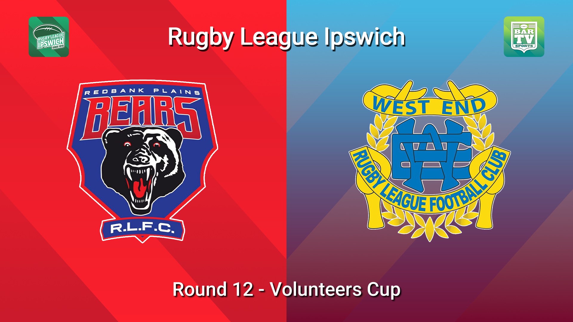 260704-video-Rugby League Ipswich Round 12 - Volunteers Cup - Redbank Plains Bears v West End Slate Image