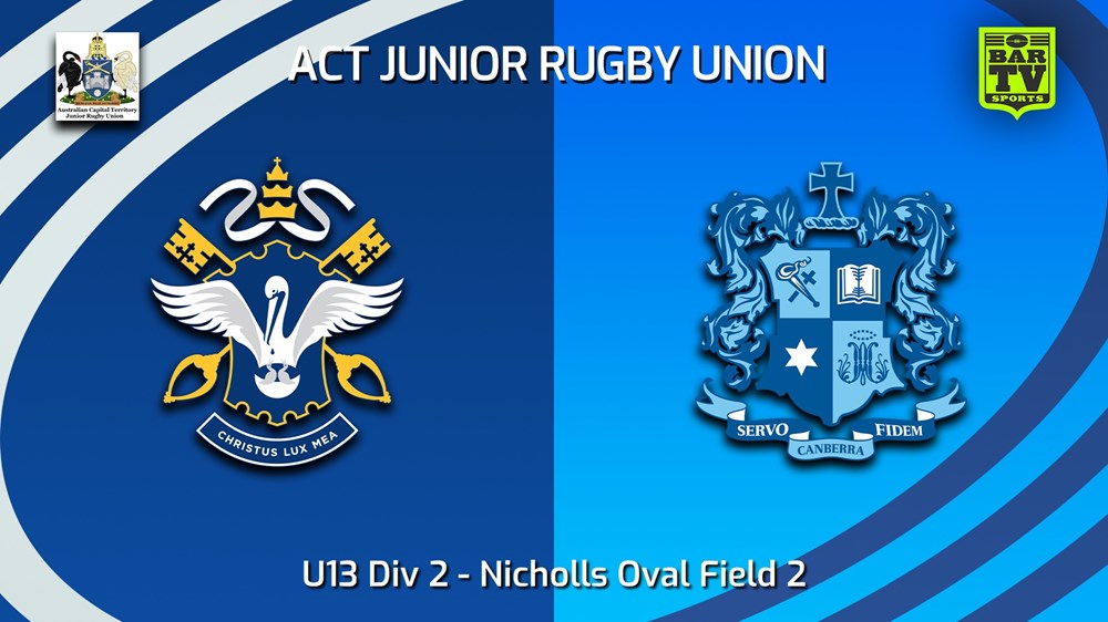 250913-video-ACT Junior Rugby Union Grand Final - U13 - St Edmund's v Marist College Canberra Slate Image