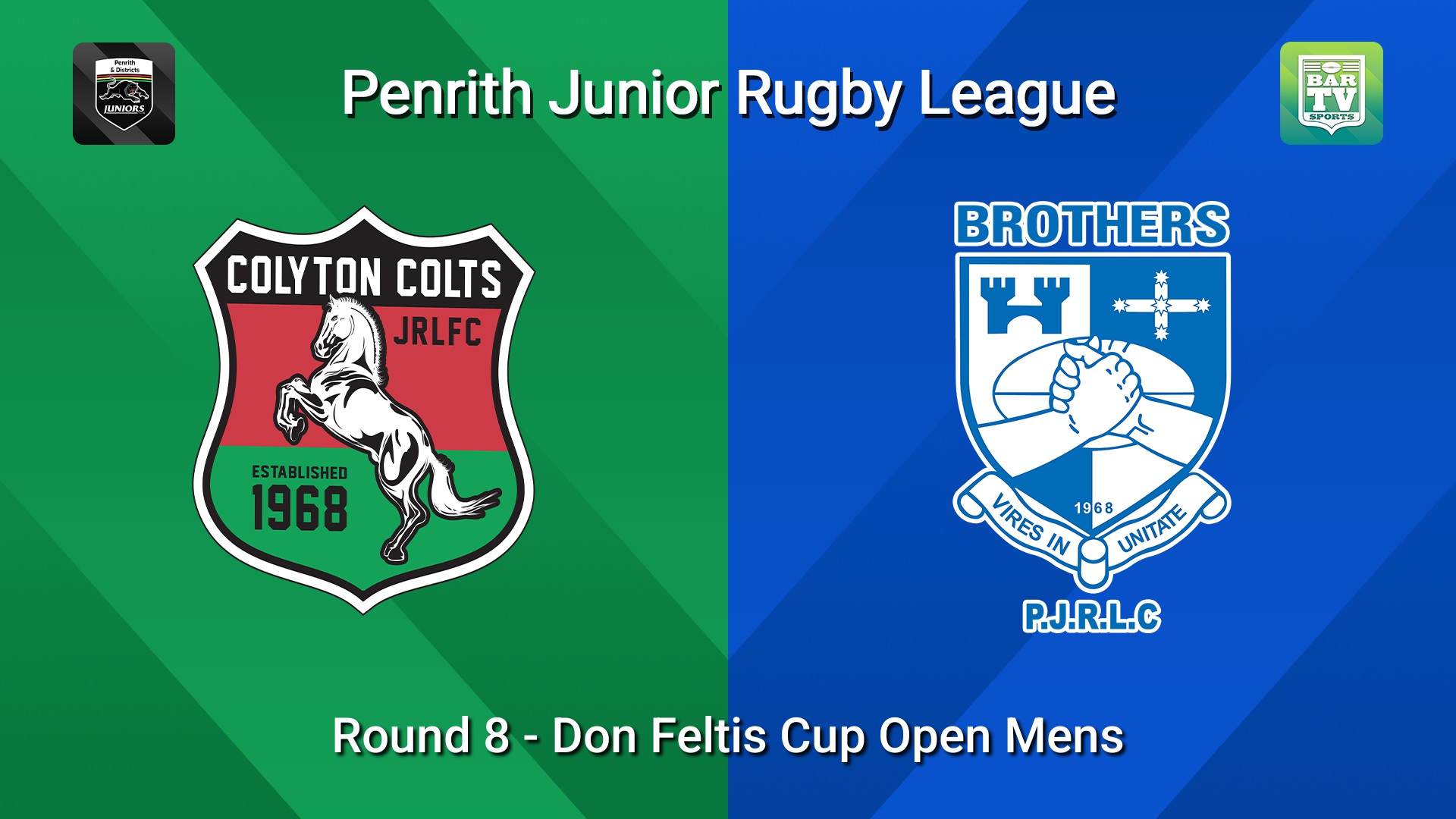 260614-video-Penrith & District Junior Rugby League Round 8 - Don Feltis Cup Open Mens - Colyton v Brothers Slate Image
