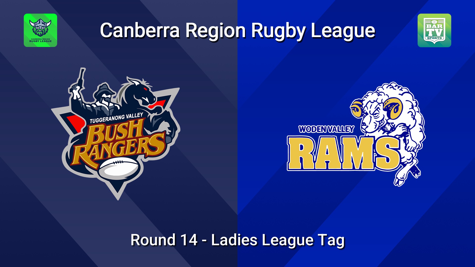 260725-video-Canberra Round 14 - Ladies League Tag - Tuggeranong Bushrangers v Woden Valley Rams Slate Image