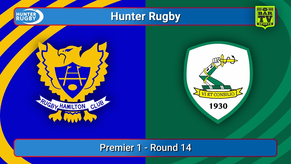 250810-video-Hunter Rugby Round 14 - Premier 1 - Hamilton Hawks v Merewether Carlton Slate Image