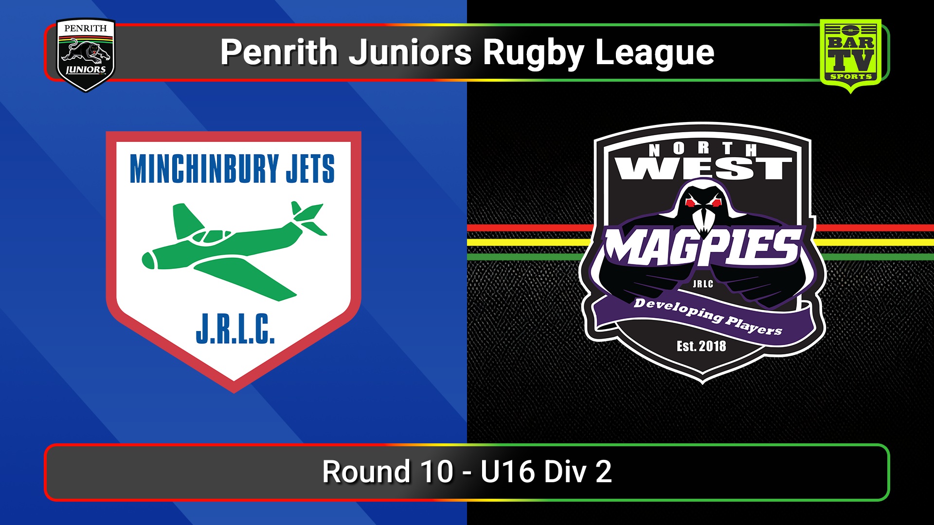 250628-video-Penrith & District Junior Rugby League Round 10 - U16 Div 2 - Minchinbury v North West Magpies Slate Image