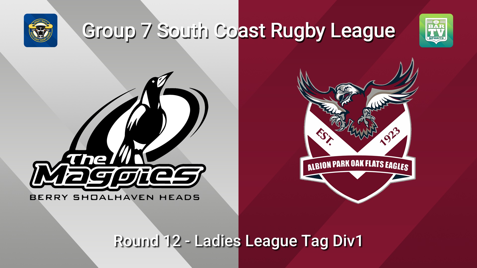 260718-video-South Coast Round 12 - Ladies League Tag Div1 - Berry-Shoalhaven Heads v Albion Park Oak Flats Slate Image