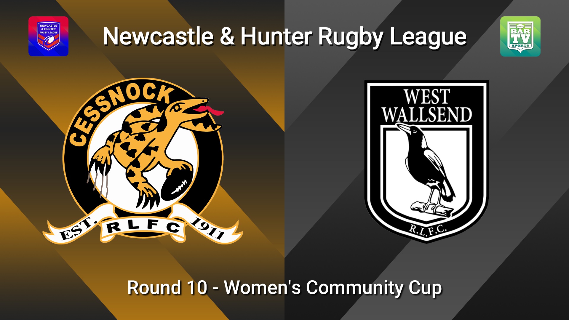 260711-video-NHRL Round 10 - Women's Community Cup - Cessnock Goannas v West Wallsend Magpies Slate Image