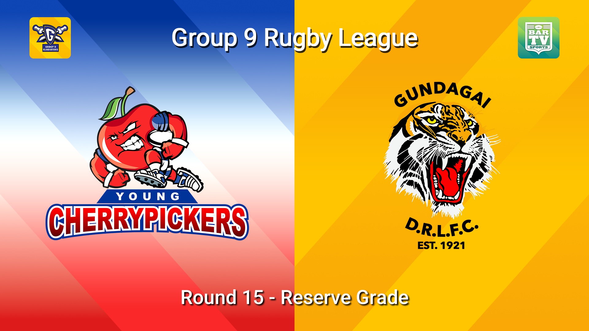 260815-video-Group 9 RL Round 15 - Reserve Grade - Young Cherrypickers v Gundagai Tigers Slate Image