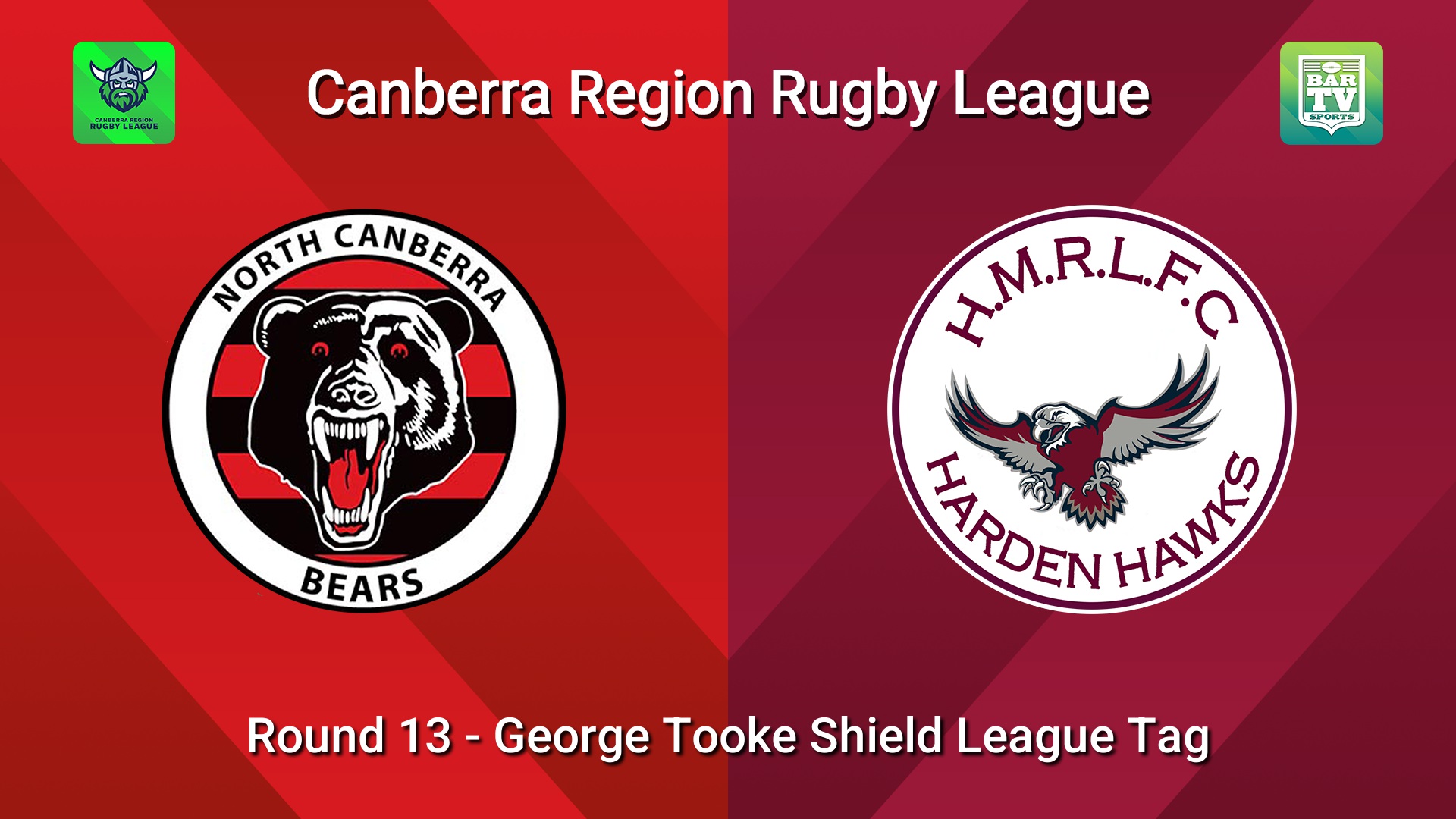 260725-video-Canberra Round 13 - George Tooke Shield League Tag - North Canberra Bears v Harden Hawks Slate Image