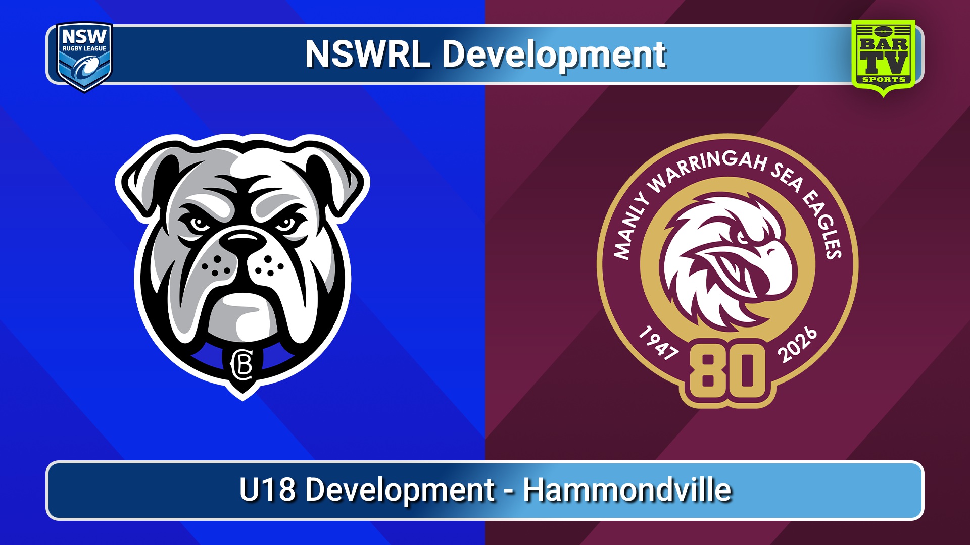 260207-video-NSWRL Development Trial Match - U18 Development - Canterbury-Bankstown Bulldogs v Manly Warringah Sea Eagles Slate Image