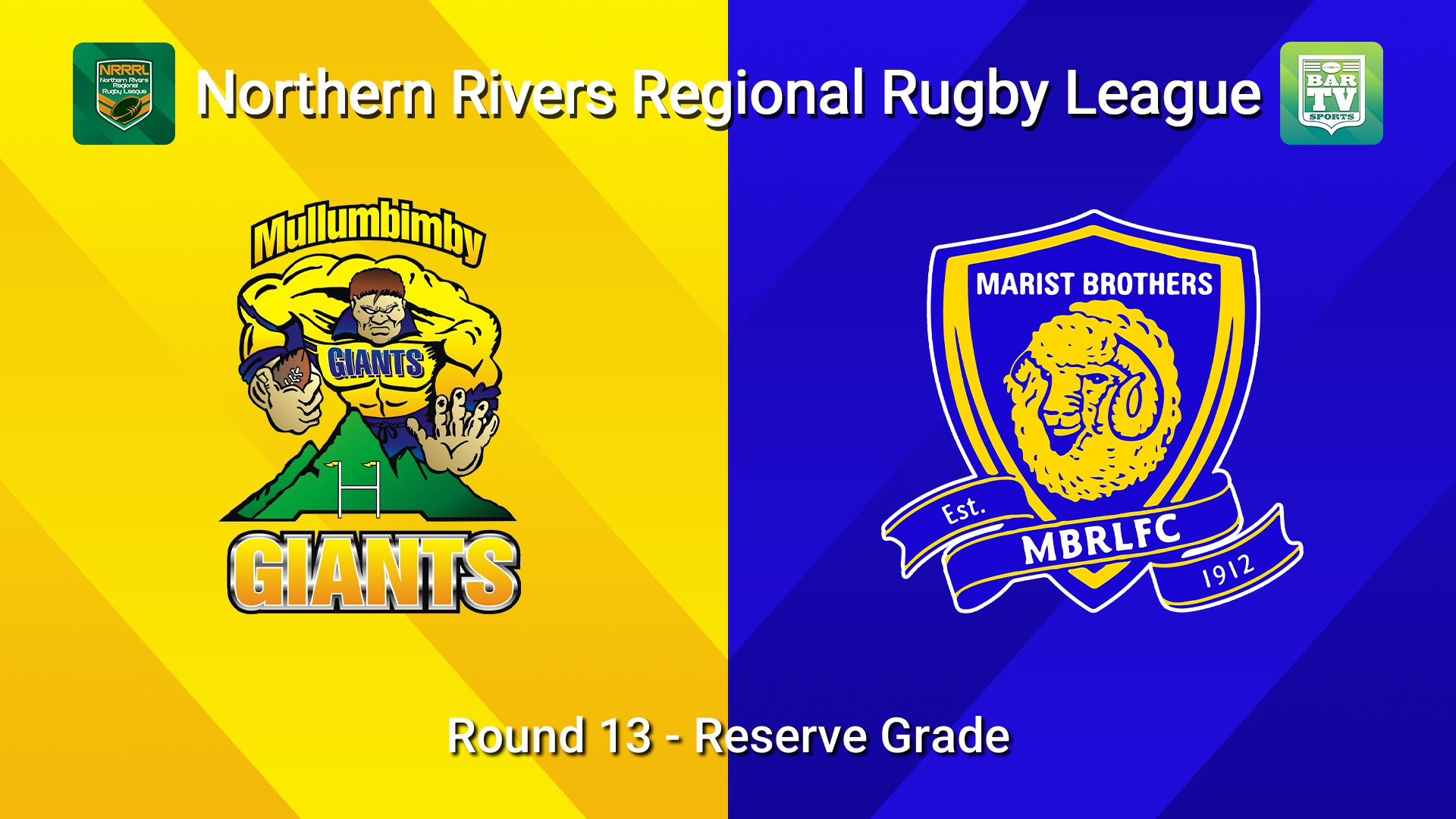 260726-video-Northern Rivers Round 13 - Reserve Grade - Mullumbimby Giants v Lismore Marist Brothers Slate Image