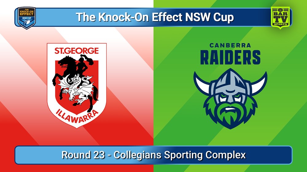 250809-video-The Knock-On Effect NSW Cup Round 23 - Dragons v Canberra Raiders Slate Image