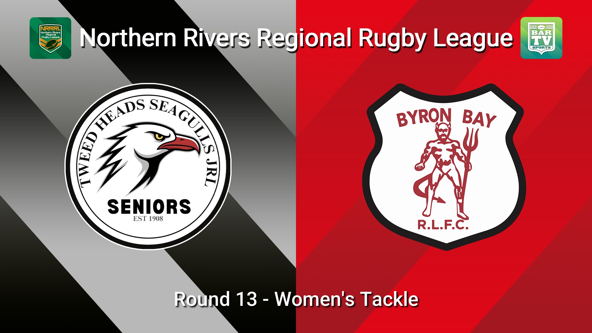 260726-video-Northern Rivers Round 13 - Women's Tackle - Tweed Heads v Byron Bay Red Devils Slate Image
