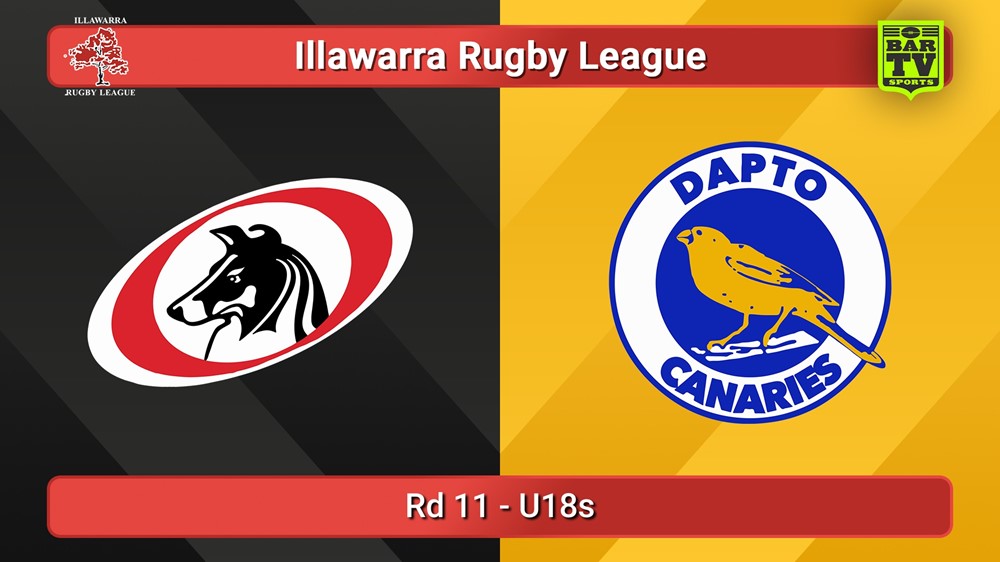 250712-video-Illawarra Rd 11 - U18s - Collegians v Dapto Canaries Slate Image