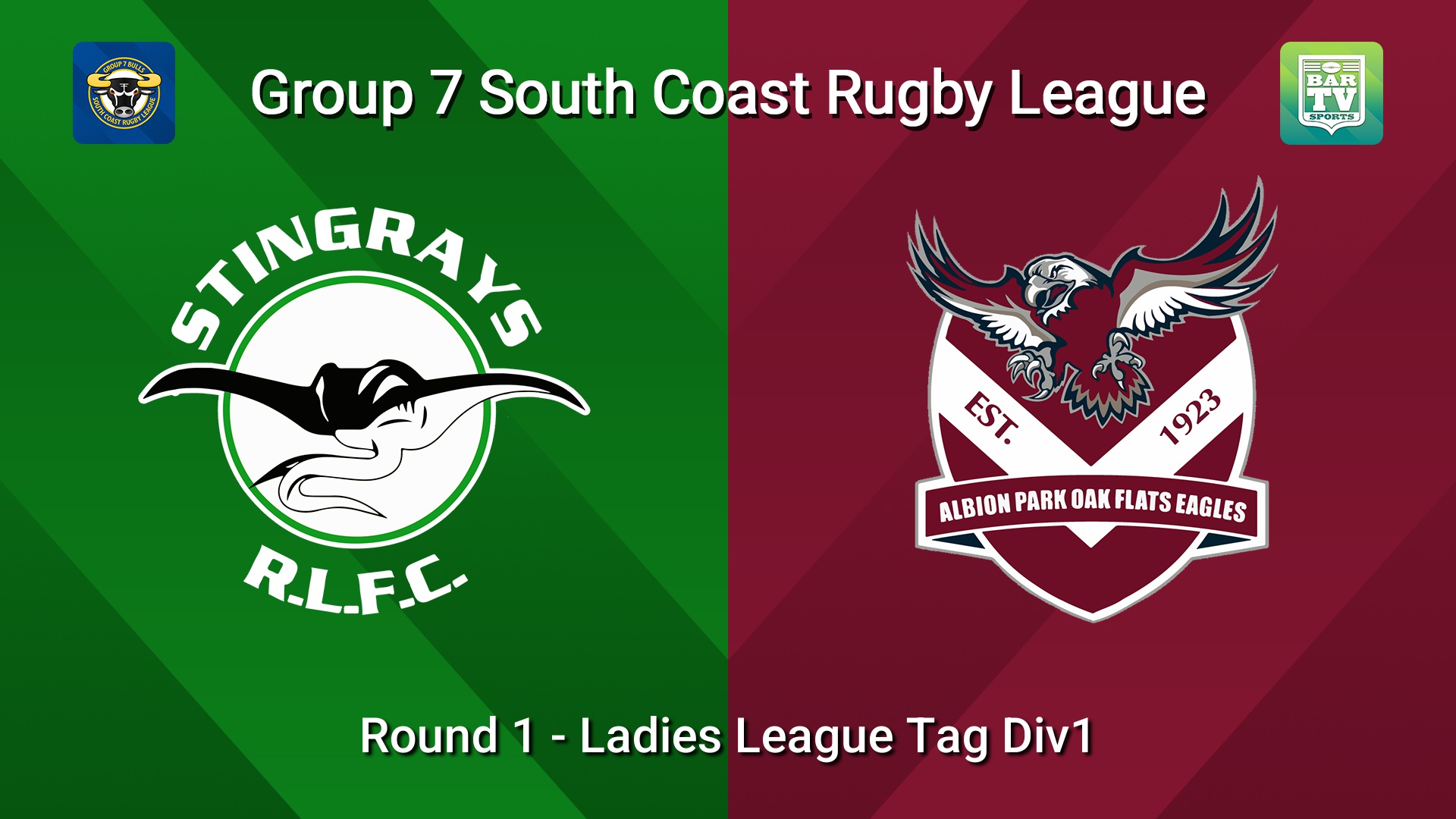 260419-video-South Coast Round 1 - Ladies League Tag Div1 - Stingrays of Shellharbour v Albion Park Oak Flats Minigame Slate Image