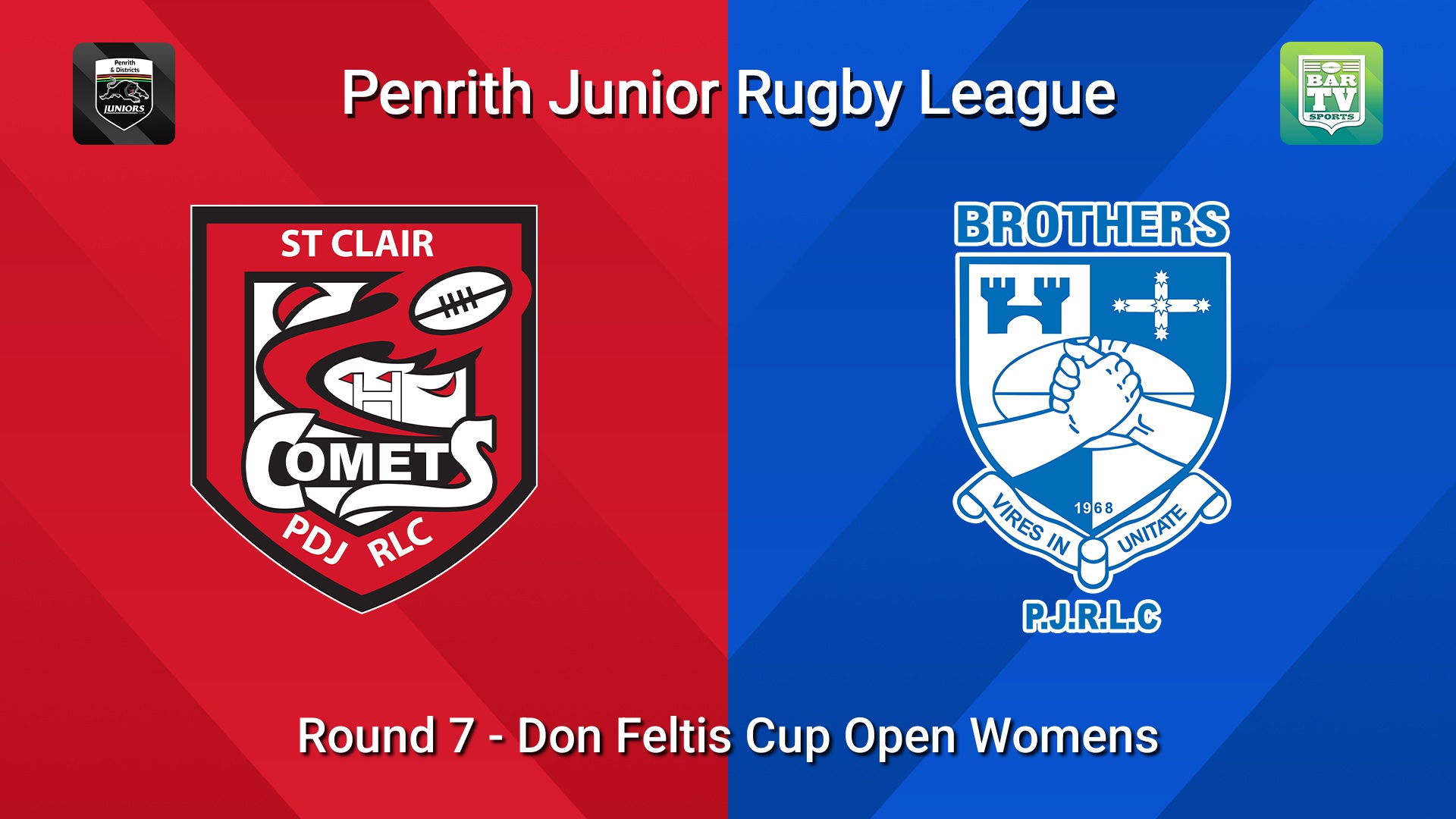 260530-video-Penrith & District Junior Rugby League Round 7 - Don Feltis Cup Open Womens - St Clair v Brothers Slate Image