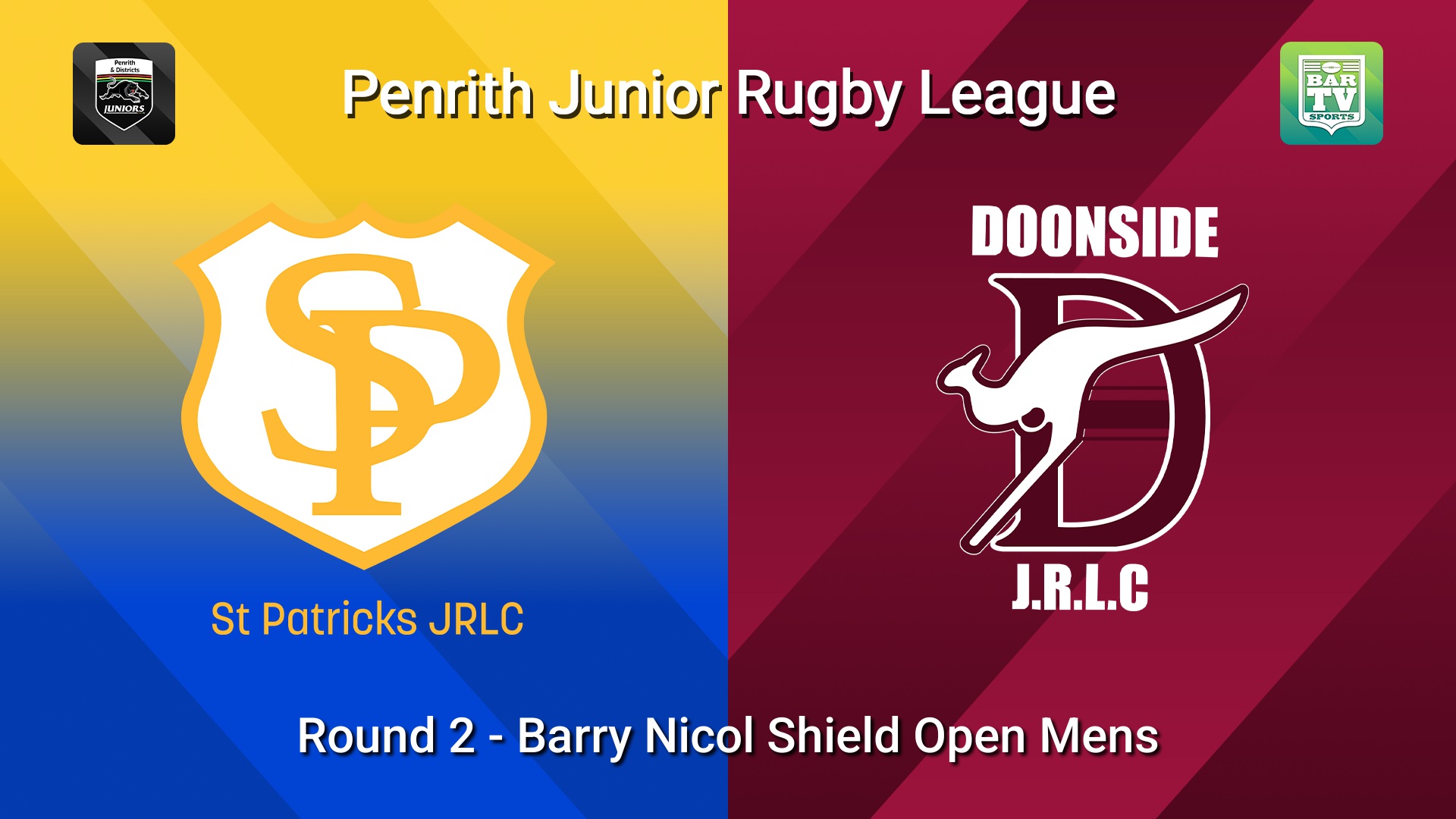 260412-video-Penrith & District Junior Rugby League Round 2 - Barry Nicol Shield Open Mens - St Patricks v Doonside Minigame Slate Image