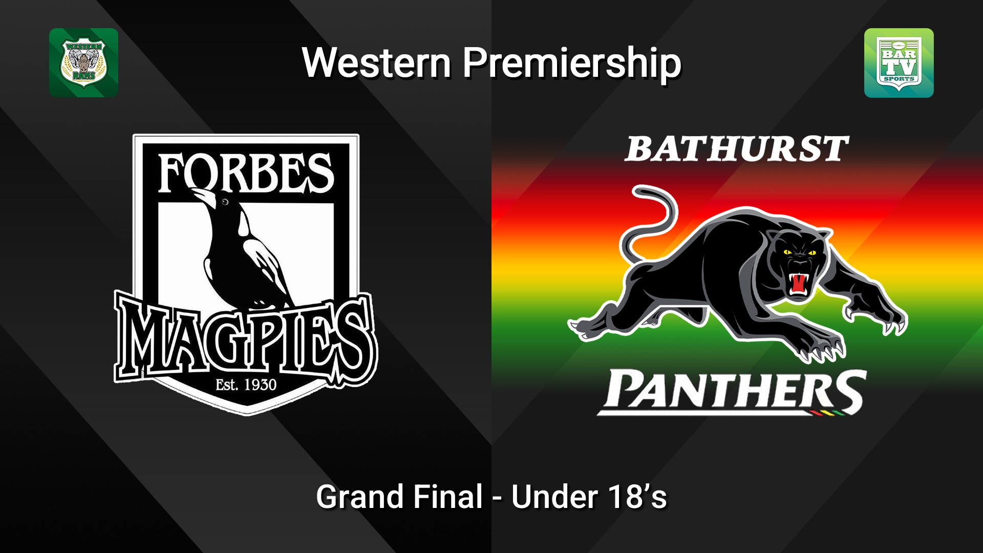 260906-video-Western Premiership Grand Final - Under 18’s - Forbes Magpies v Bathurst Panthers Minigame Slate Image