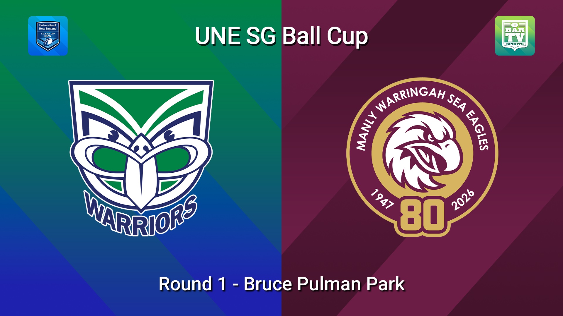 260208-video-UNE SG Ball Cup Round 1 - New Zealand Warriors v Manly Warringah Sea Eagles Slate Image